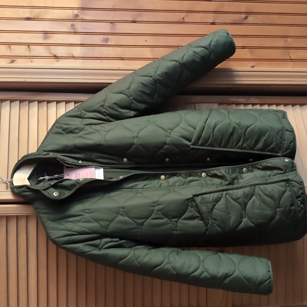 NWT Quince Featherless Quilted Long Puffer Jacket - S
